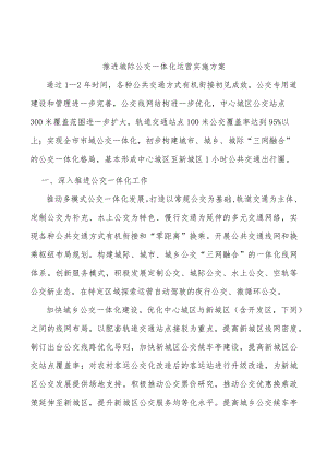 推进城际公交一体化运营实施方案.docx