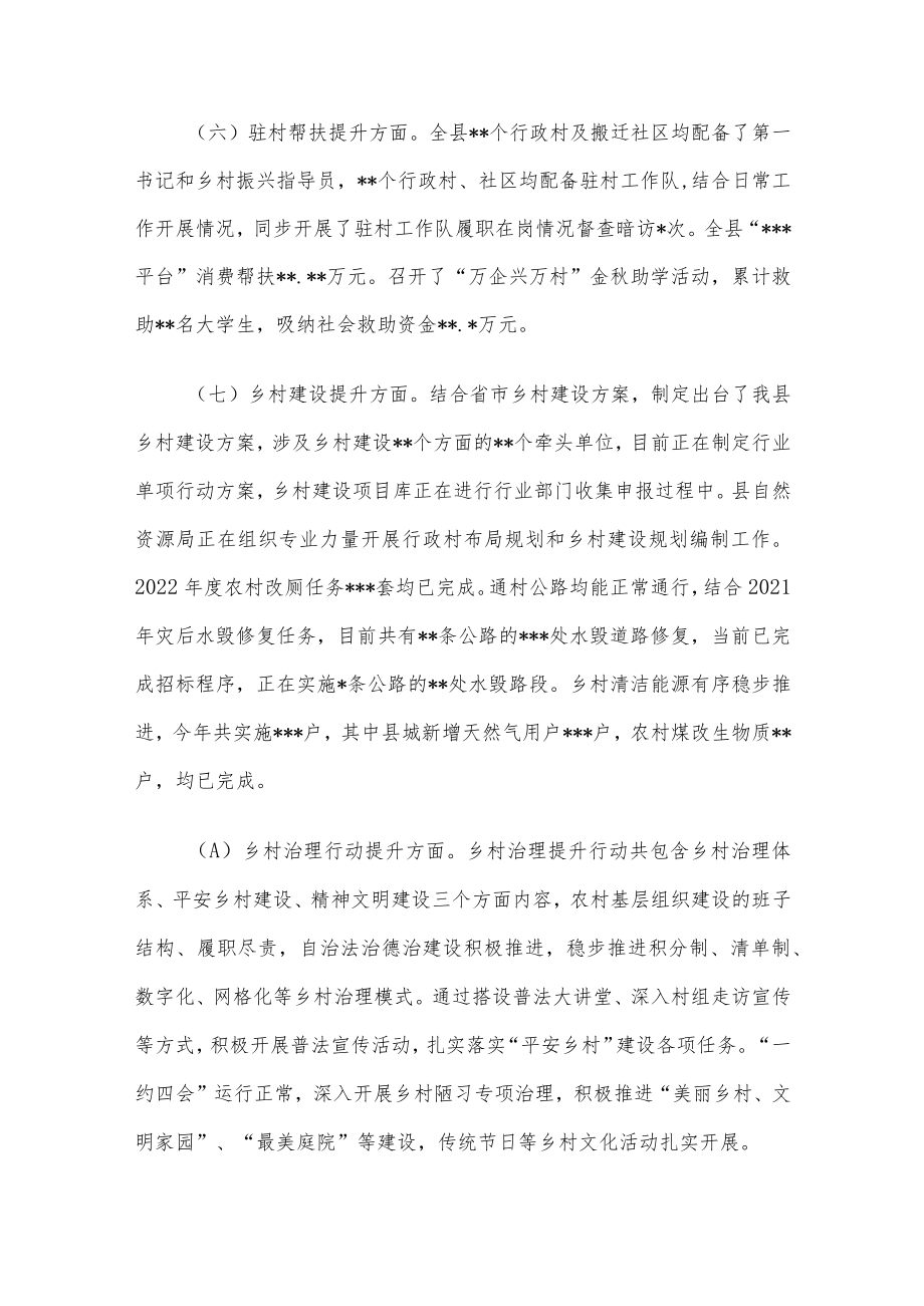 县乡村振兴局2022年度工作进展及政策落实情况.docx_第3页