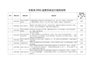 医保DRG监管系统运行规则说明.docx