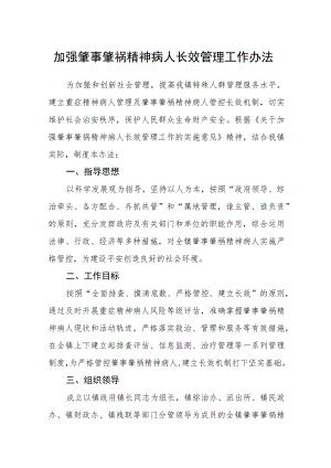 加强肇事肇祸精神病人长效管理工作办法.docx