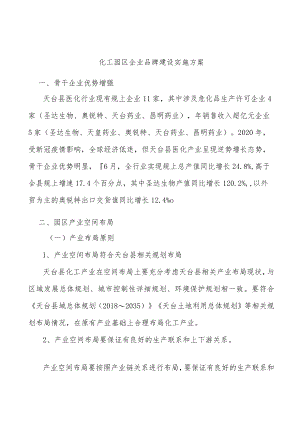 化工园区企业品牌建设实施方案.docx