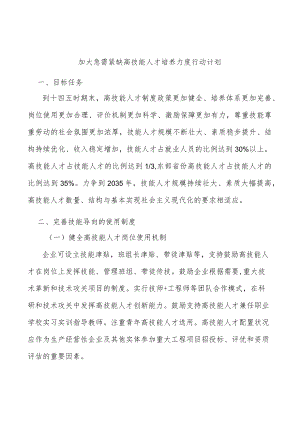 加大急需紧缺高技能人才培养力度行动计划.docx