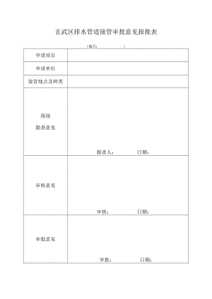 南京市施工临时排水审批意见报批表.docx