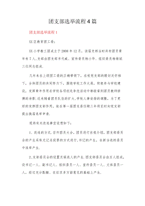 团支部选举流程4篇.docx
