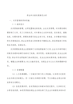 再生砂方面发展情况分析.docx
