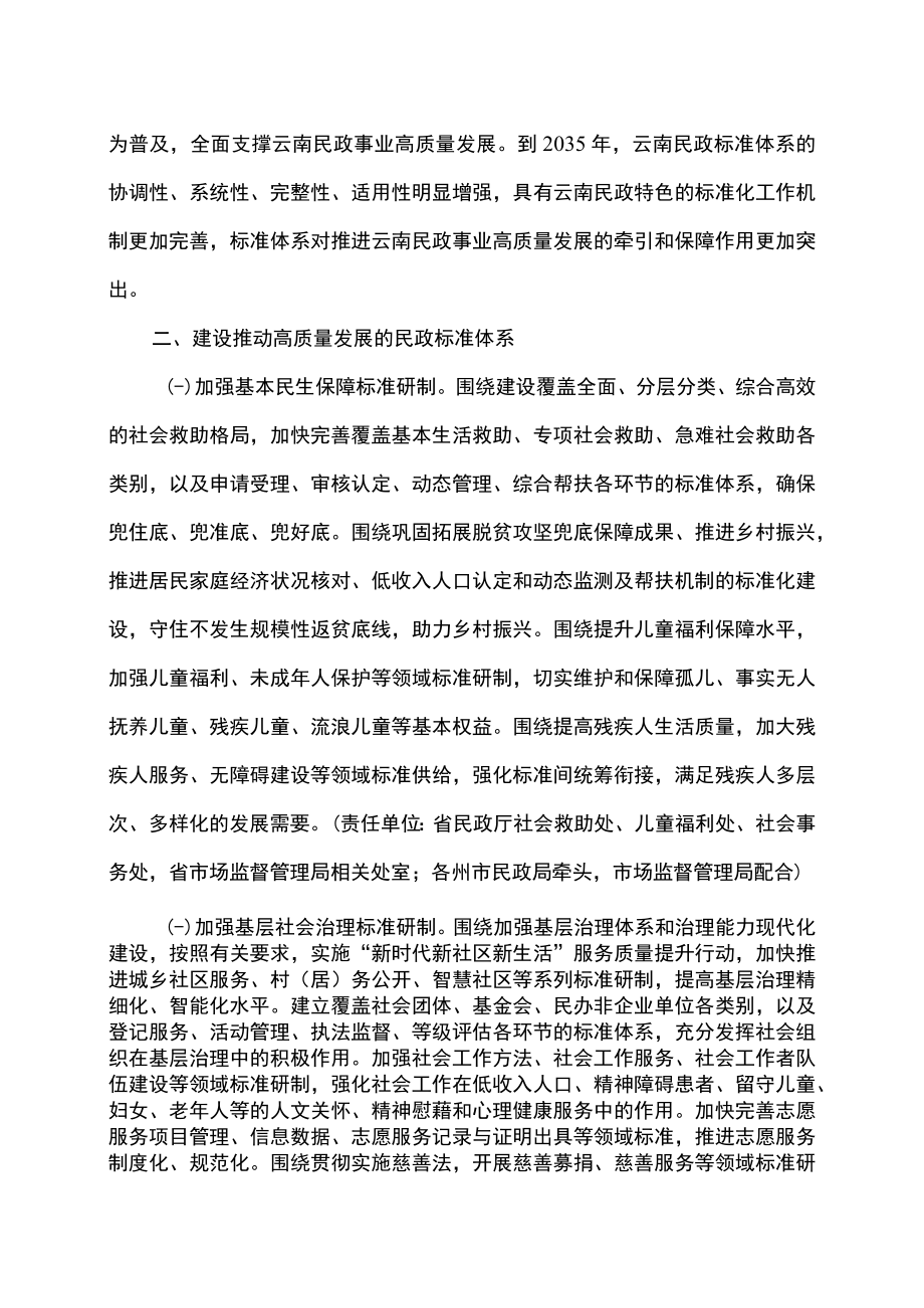 关于全面推进新时代云南民政标准化工作的实施意见（2022年）.docx_第3页