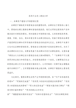 医药行业进入壁垒分析.docx