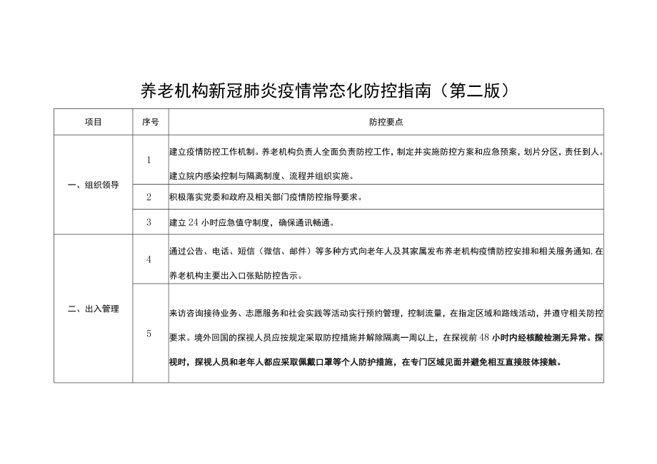 养老机构新冠肺炎疫情常态化防控指南.docx_第1页