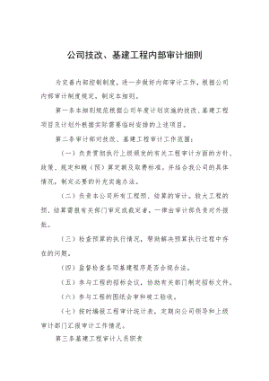 公司技改、基建工程内部审计细则.docx