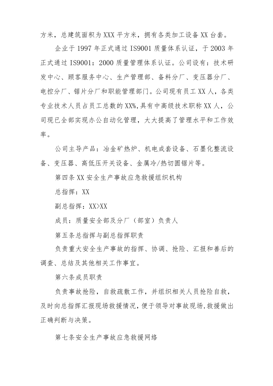 公司安全生产应急预案.docx_第2页