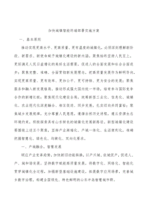 加快城镇智能终端部署实施方案.docx