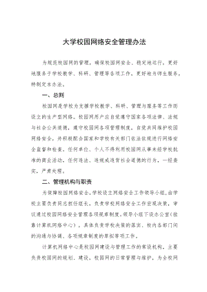 大学校园网络安全管理办法.docx