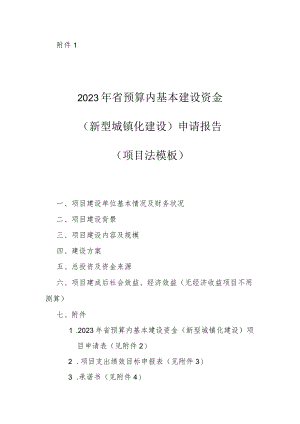 城镇化资金申请报告格式（模板）.docx