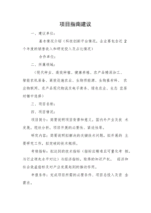 项目指南建议.docx