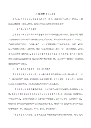 文旅2022年度述法报告.docx