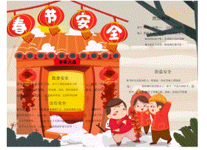 春节安全预防小报.docx