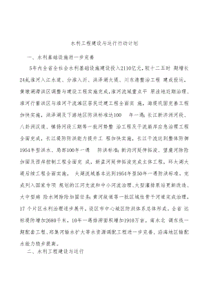 水利工程建设与运行行动计划.docx