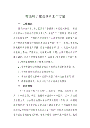 村级班子建设调研工作方案.docx