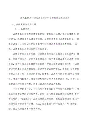 激光器芯片行业市场深度分析及发展规划咨询分析.docx