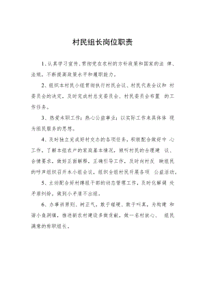 村民组长岗位职责.docx