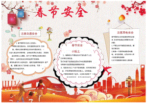 春节安全小海报.docx