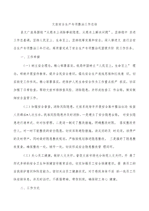 文旅安全生产专项整治工作总结.docx