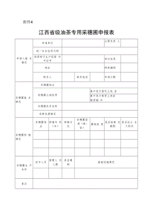 江西省级油茶专用采穗圃申报表.docx