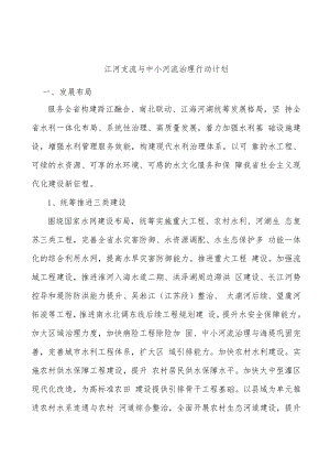 江河支流与中小河流治理行动计划.docx