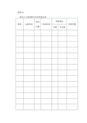 新员工入职消防安全培训登记表.docx