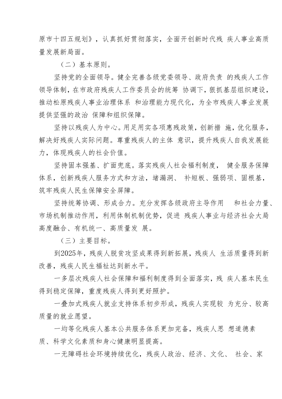 松原市“十四五”残疾人保障和发展规划.docx_第3页