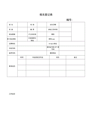 防城国民村镇银行报名登记表doc.docx