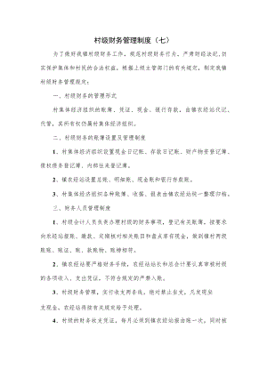 村级财务管理制度(七).docx