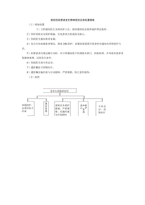医院住院患者发生精神症状应急处置措施.docx