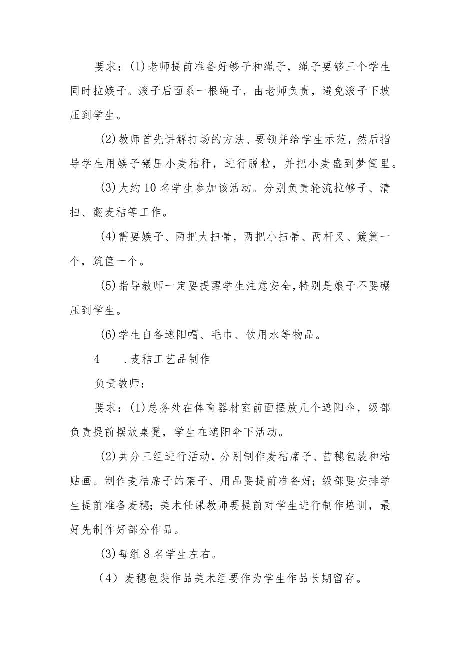 实验学校小麦丰收节活动总结.docx_第3页