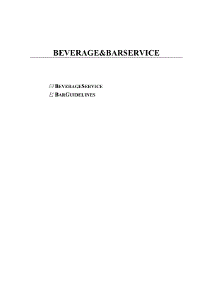 sheraton bar service sops.docx
