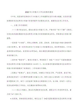 2022年乡村振兴工作总结情况报告.docx