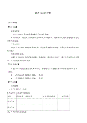 学案地表形态的变化.docx