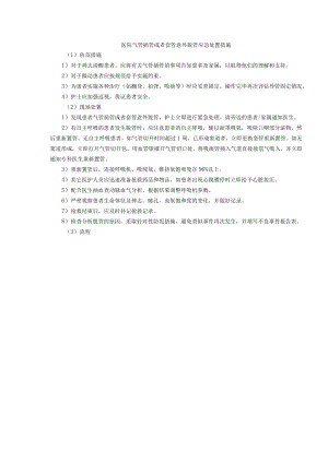 医院气管插管或者套管意外脱管应急处置措施.docx
