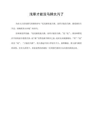 浅草才能没马蹄 太污了.docx