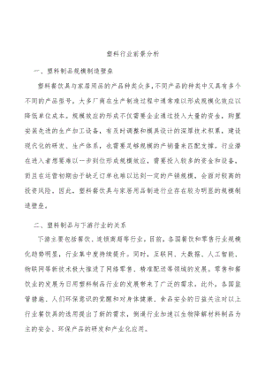 塑料行业前景分析.docx