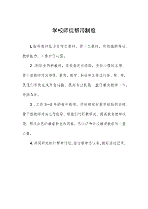 学校师徒帮带制度.docx