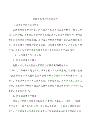 锂离子电池系统行业分析.docx