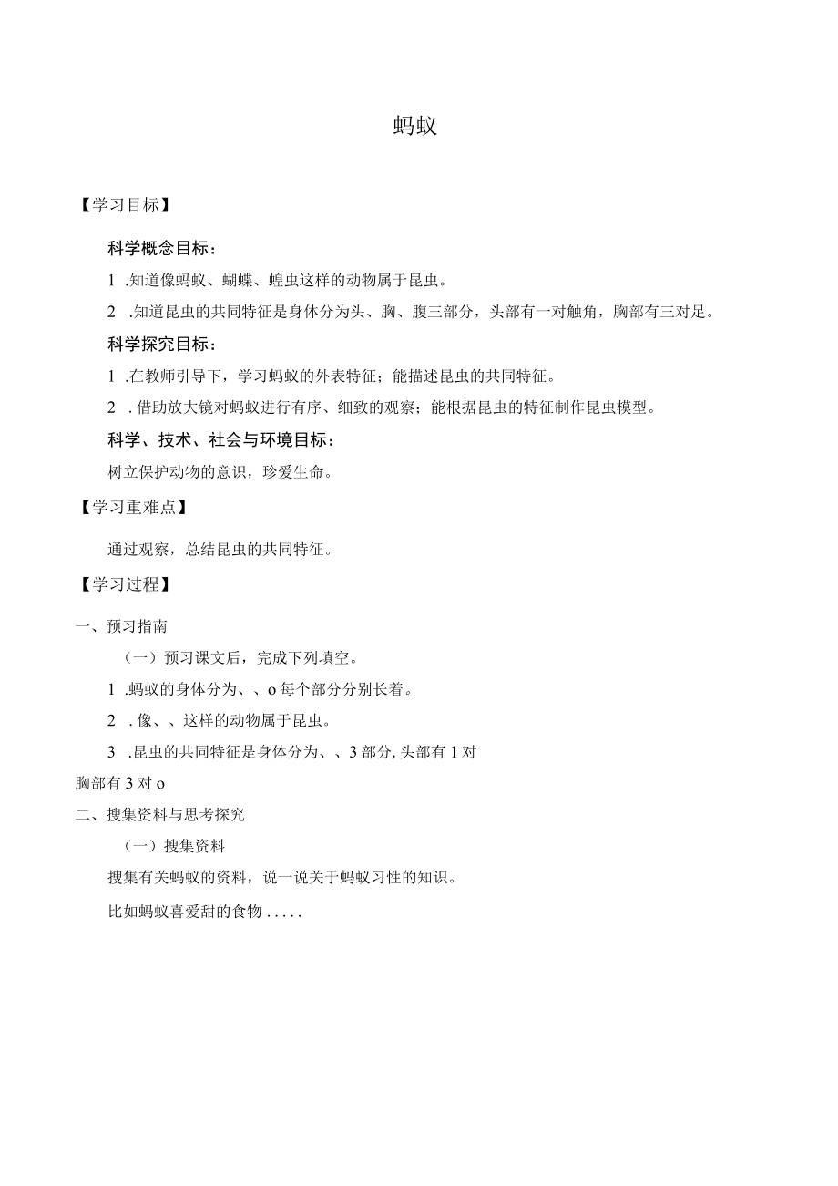 自编学案蚂蚁.docx_第1页