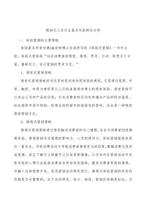 精细化工品行业基本风险特征分析.docx