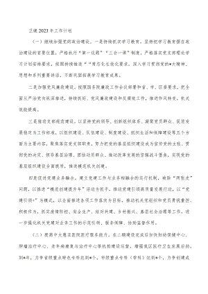 卫健2023年工作计划.docx