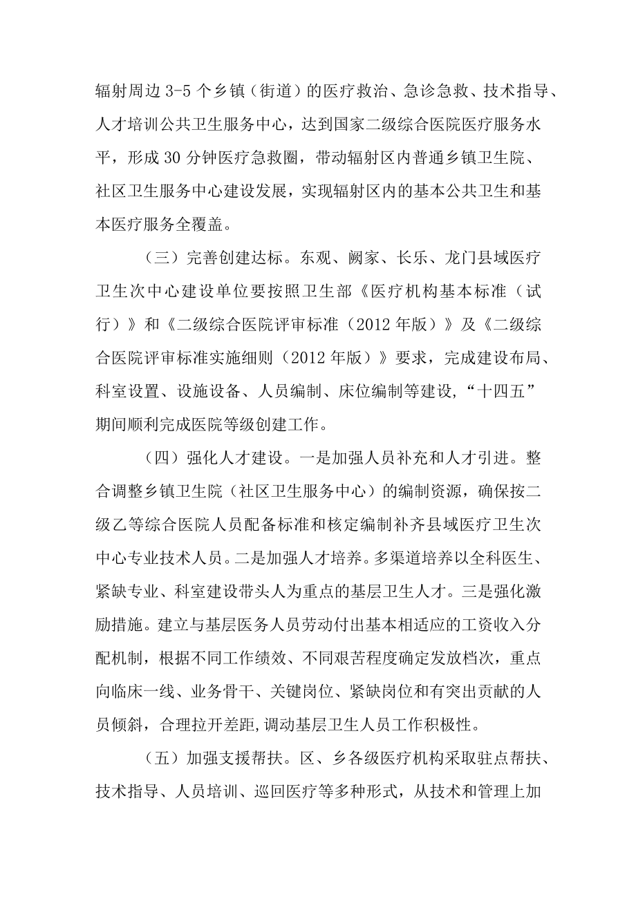 2022年医疗卫生次中心建设方案.docx_第3页