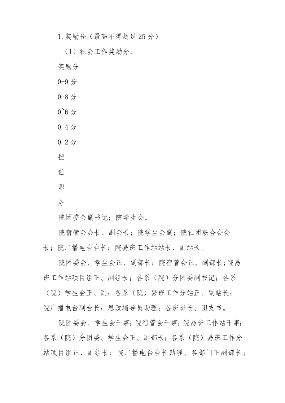 职业技术学院学生综合素质测评实施方案.docx_第2页