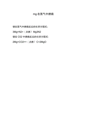 mg在氮气中燃烧.docx