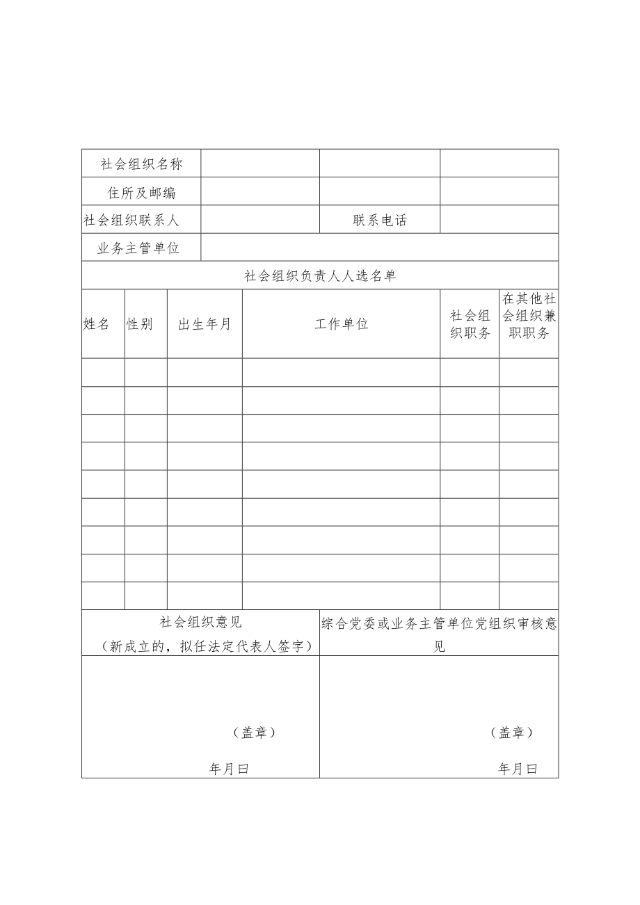 青岛市社会组织负责人人选审核汇总表.docx_第1页