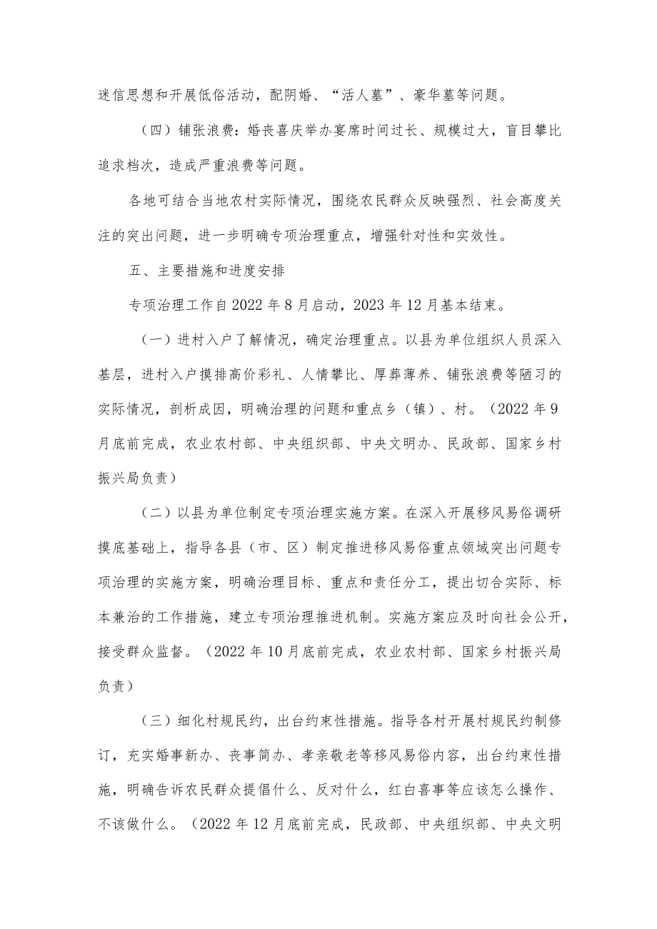 开展高价彩礼、大操大办等农村移风易俗重点领域突出问题专项治理工作方案.docx_第3页